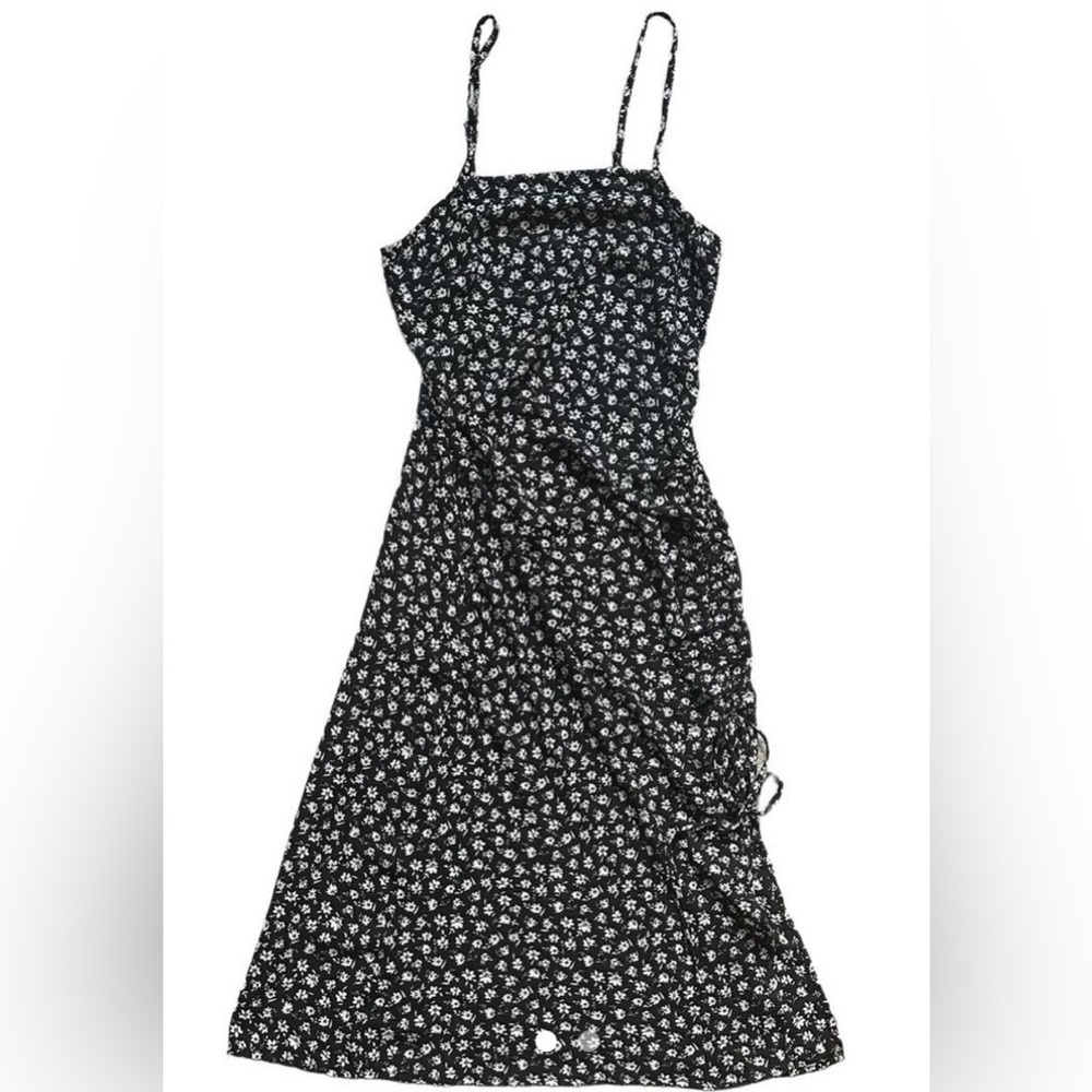 Kendall +Kylie Floral Long Dress Hibiscus Y2k Fairy Style Cottagecore Small Slip